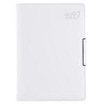 Diář METALIC týdenní B6 2027 - bílá 