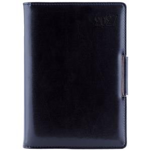 Diář METALIC týdenní B6 2027 - černá