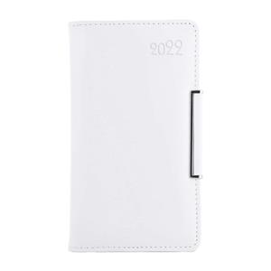 Diář METALIC týdenní kapesní 2022 slovenský - bílá