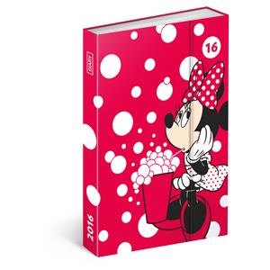 Diář Minnie týdenní B6 magnetický 2016