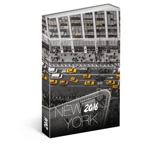 Diář New York týdenní B6 magnetický 2016 - Jakub Kasl