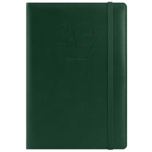 Diář POLY denní A5 2027 slovenský - tmavě zelená