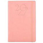 Diář POLY týdenní A5 2027 český - světle růžová