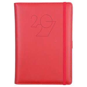 Diář POLY týdenní A5 2027 polský - červená