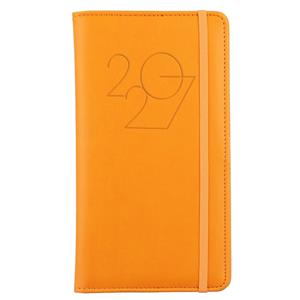 Diář POLY týdenní kapesní 2027 český - oranžová