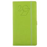 Diář POLY týdenní kapesní 2027 český - světle zelená