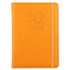 Diář POLY týdenní speciál A5 2024 - oranžová