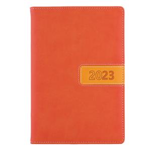 Diář RIGA denní B6 2023 polský - oranžová
