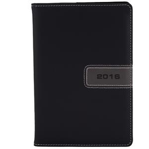 Diář Riga týdenní A5 2016 slovenský - černá/šedá