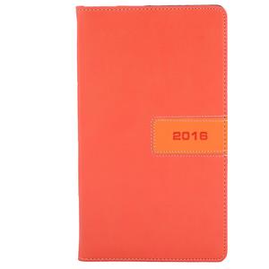 Diář Riga týdenní kapesní 2016 polský - oranžová/oranžová
