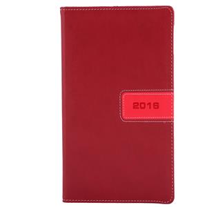 Diář Riga týdenní kapesní 2016 slovenský - červená/červená