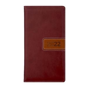 Diář RIGA týdenní kapesní 2022 slovenský - hnědá