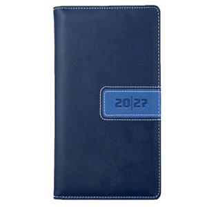 Diář RIGA týdenní kapesní 2027 český - modrá