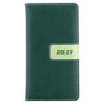 Diář RIGA týdenní kapesní 2027 český - zelená