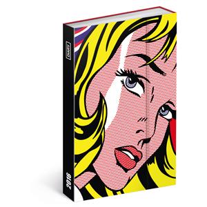 Diář Roy Lichtenstein týdenní B6 magnetický 2016