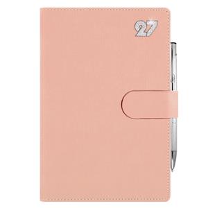 Diář SPLIT CRYSTAL týdenní A5 2027 český - světle růžová