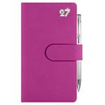 Diář SPLIT CRYSTAL týdenní kapesní 2027 český - fuchsiová