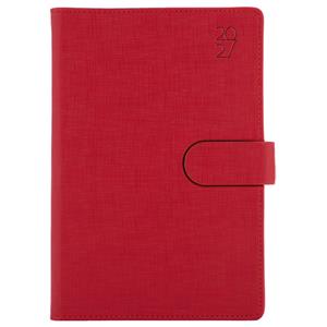 Diář SPLIT týdenní A5 2027 český - červená