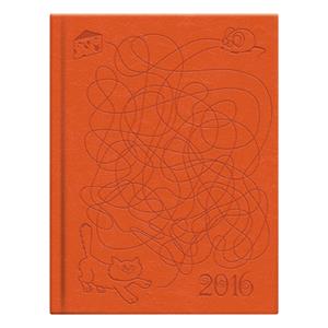 Diář Tom 2016 týdenní - oranžový