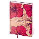 Diář týdenní A5 2026 Vario - Lyra Hibiscus