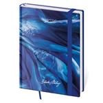 Diář týdenní B6 2026 Vario - Matragi Blue s gumičkou