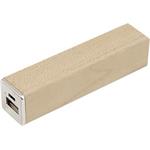 Dřevěná Power banka Arazi - hnědá světlá