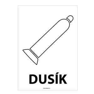 DUSÍK, Samolepka A5