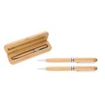 Elegantní bambusové kuličkové pero v krabičce z přírodního bambusu - Bambi