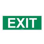 EXIT - bezpečnostní tabulka, plast 1 mm 300x120 mm