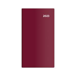 Kapesní diář čtrnáctidenní 2023 SK - Torino - bordó