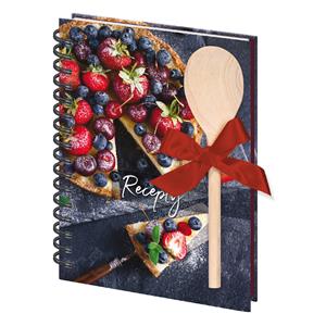 Kniha na recepty s vařečkou A5 spirála Cheesecake