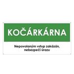 KOČÁRKÁRNA, zelená, plast s dírami 2 mm 190x90 mm