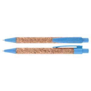 Korkové kuličkové pero Corky - modrá