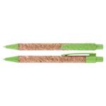 Korkové kuličkové pero Corky - zelená