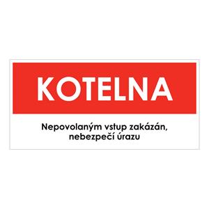 KOTELNA, červená, plast 1 mm 190x90 mm