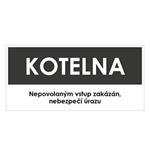 KOTELNA, šedá, plast 1 mm 190x90 mm