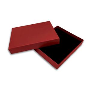 Krabička LUX s víkem - červená 200 x 250 mm