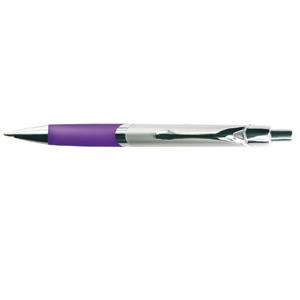 Kuličkové pero Chasco - stříbrná - fialová