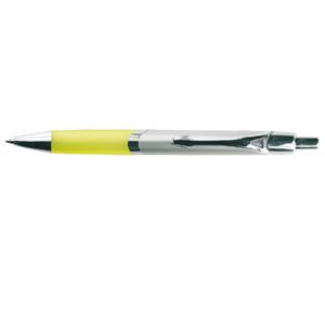 Kuličkové pero Chasco - stříbrná - žlutá
