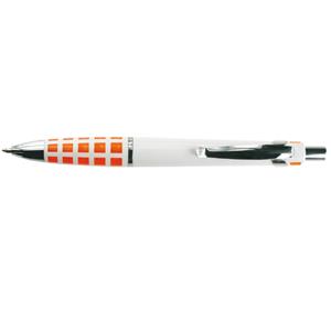 Kuličkové pero Chirko - bílá - oranžová