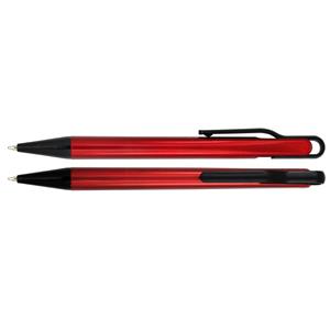 Kuličkové pero Dantes - červená - černá