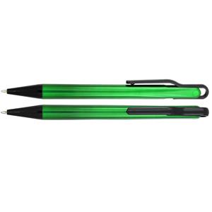 Kuličkové pero Dantes - zelená - černá