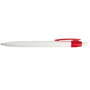 Kuličkové pero Elmo - bílá - červená