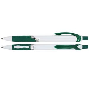 Kuličkové pero Fedora - bílá - zelená