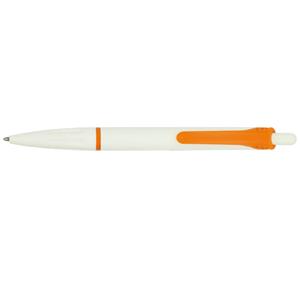 Kuličkové pero Gubrun - slonová kost - oranžová