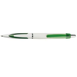 Kuličkové pero Nomand - bílá - zelená