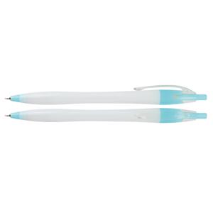 Kuličkové pero Patsy - bílá - modrá světlá