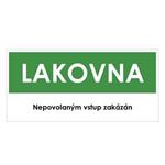 LAKOVNA, zelená, plast 1 mm 190x90 mm