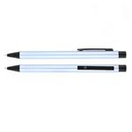 Luxusní kovové kuličkové pero Kassia - modrá světlá