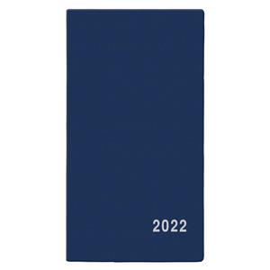 Měsíční diář 2022 Františka PVC kapesní - Modrá